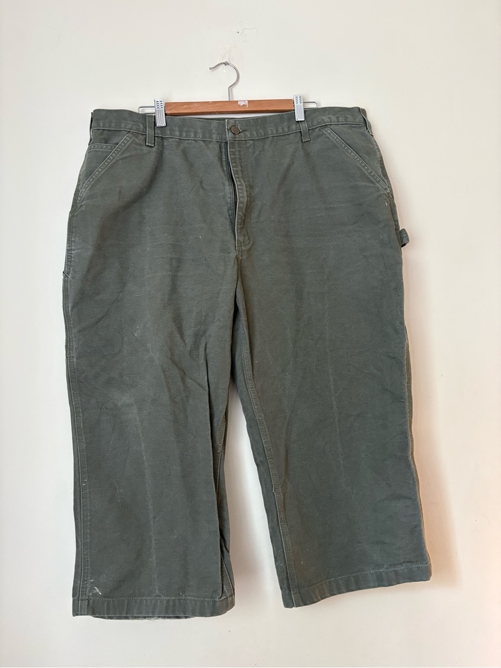 Carhartt Men's Olive Cargo Work Pants *** see description***